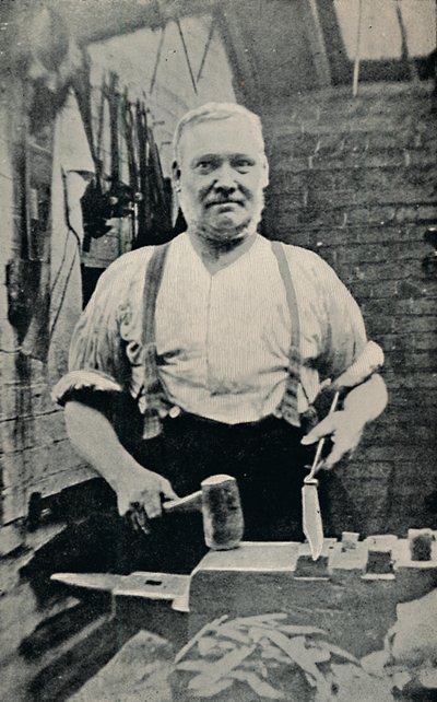 Bıçak Dövme, c1917 by Unbekannt