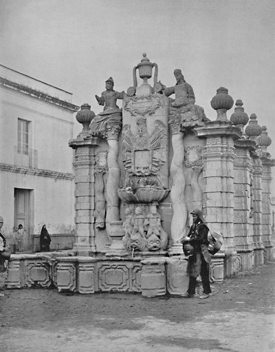 Falling Waters Çeşmesi, Meksika Şehri, c1897. by Unbekannt