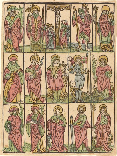 On Dört Yardımcı Aziz, c. 1500. by Unbekannt