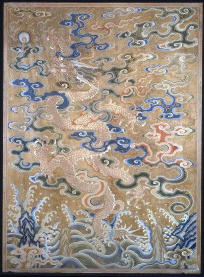 Perde Parçası, Çin, Qing hanedanı 1644-1911, 16751725. by Unbekannt