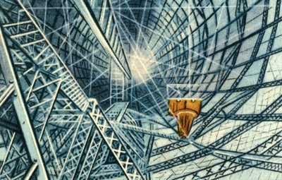 Bir zeplinin çerçevesi, 1932. by Unbekannt