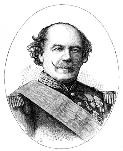 François Belirli Canrobert 1809-1895, general ve Fransa Mareşali by Unbekannt