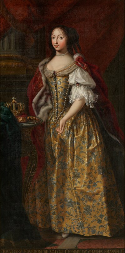 Françoise Madeleine dOrléans 1648-1664, Savoy Düşesi by Unbekannt