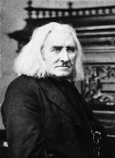 Franz Liszt, Macar piyanist ve besteci, 19. yüzyılın sonlarında by Unbekannt