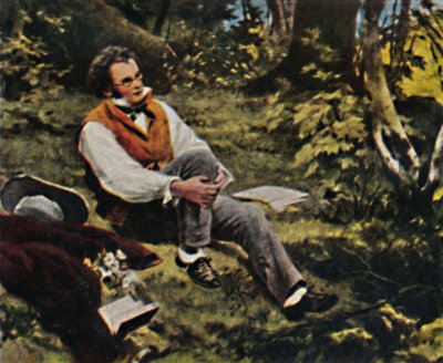 Franz Schubert 1797-1828. - J. Schmid tarafından yapılan resim, 1934. by Unbekannt