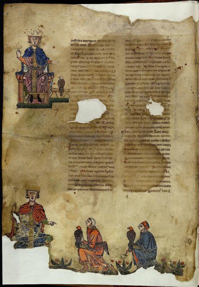 II. Friedrich Kuşlarla Avlanma Sanatı by Unbekannt