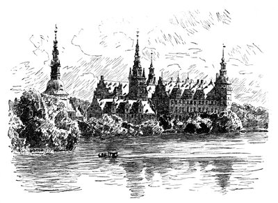 Frederiksborg Kalesi, Hillerod, Danimarka by Unbekannt