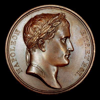 Napolyon Büstü ile Fransız Bronz Madalyon (fotoğraf) by Unbekannt