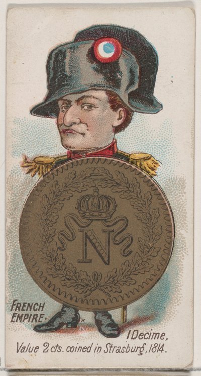 Fransız İmparatorluğu, 1 Decime, Coins of All Nations N72 serisinden, Duke için varyasyon 1 ..., 1889. by Unbekannt