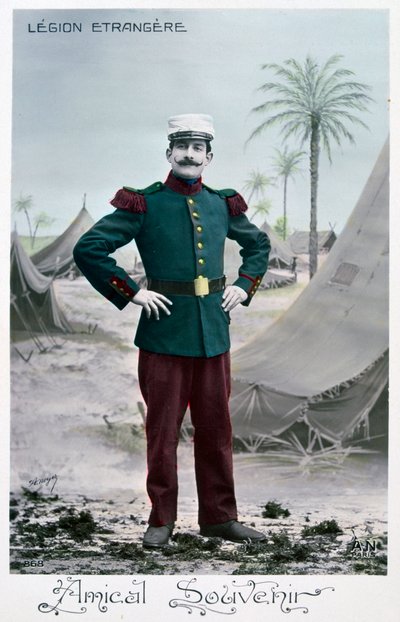 Fransız Yabancı Lejyonu kartpostalı, c1900 by Unbekannt