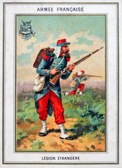 Fransız Yabancı lejyoneri, c1900 by Unbekannt