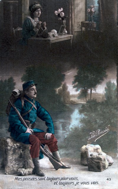 Fransız Birinci Dünya Savaşı kartpostalı, 1914-1918 by Unbekannt