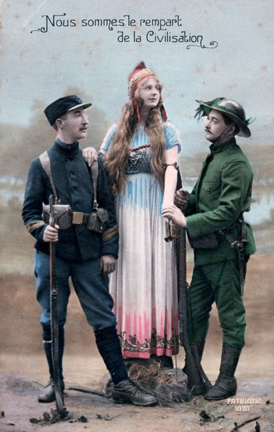Fransız Birinci Dünya Savaşı kartpostalı, 1914-1918 by Unbekannt