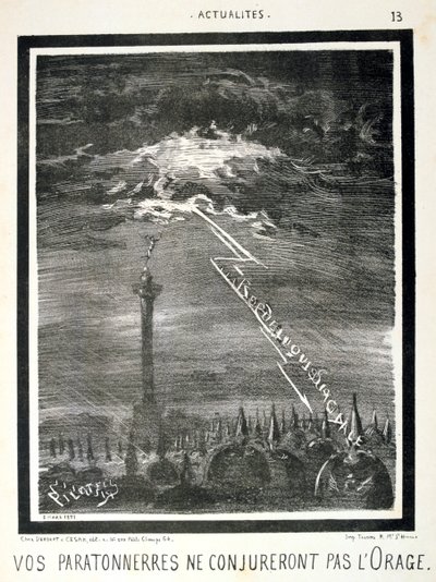 Fransız anti-Prusya karikatürü, 1871. by Unbekannt
