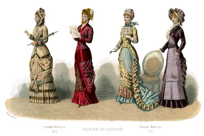 Fransız kostümü: Mevcut Moda, 1882 by Unbekannt