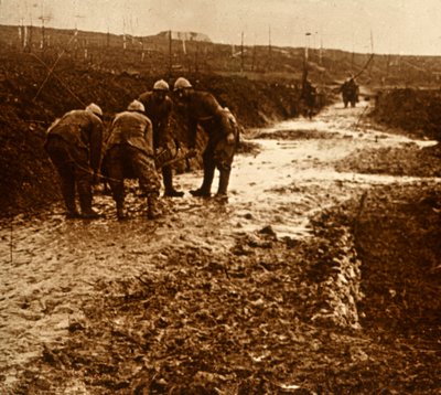 Fransız askerleri, Froideterre, Fransa, c1914-c1918 by Unbekannt