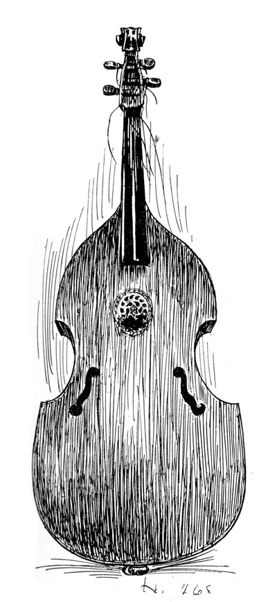 Fransız viola da gamba, c1600, 1901 by Unbekannt