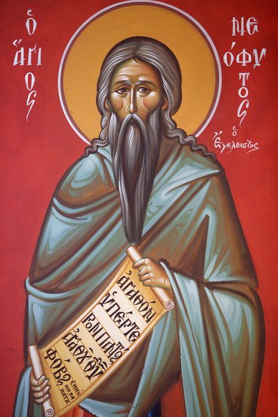 Kutsal haç kilisesinde fresk, Pedoulas. Saint Neophyte, 20150510, Pedoulas, Kıbrıs by Unbekannt
