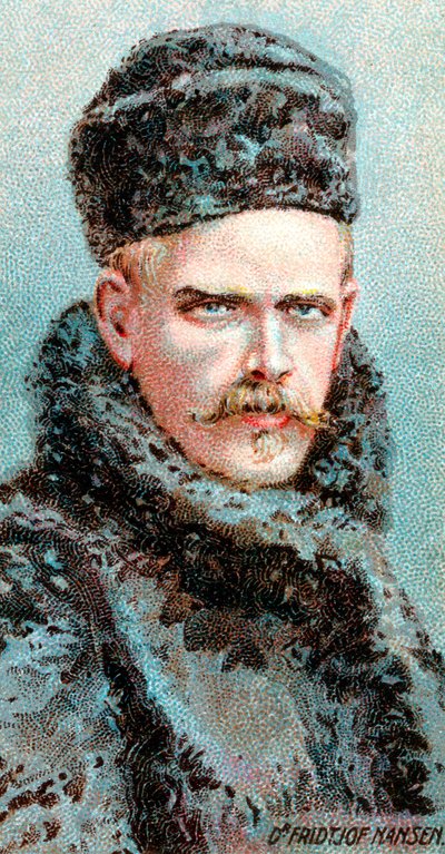 Fridtjof Nansen 1861-1930, Norveçli Kuzey Kutbu kaşifi, bilim adamı ve diplomat, 1915 by Unbekannt