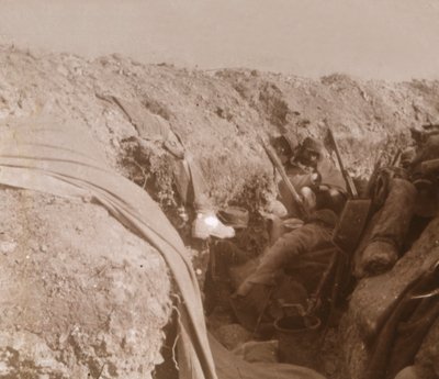 Cephe hattı siperleri, Beauséjour, kuzey Fransa, c1914-c1918 by Unbekannt