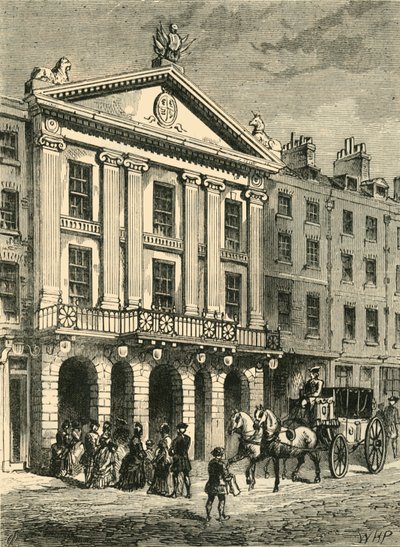 Eski Drury Lane Tiyatrosu'nun Önü, 1881. by Unbekannt