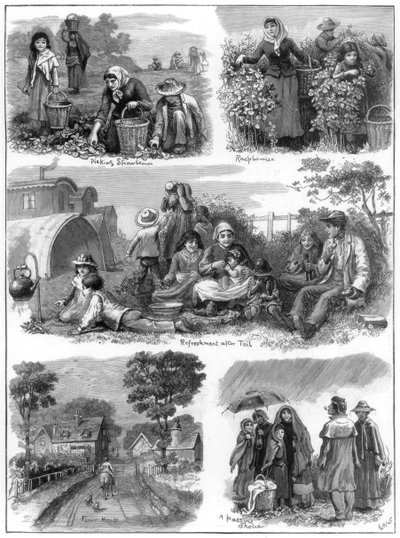 Meyve toplayıcılar, 1899 by Unbekannt