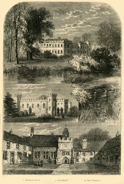 Fulham Sarayı, 1798, c1878. by Unbekannt
