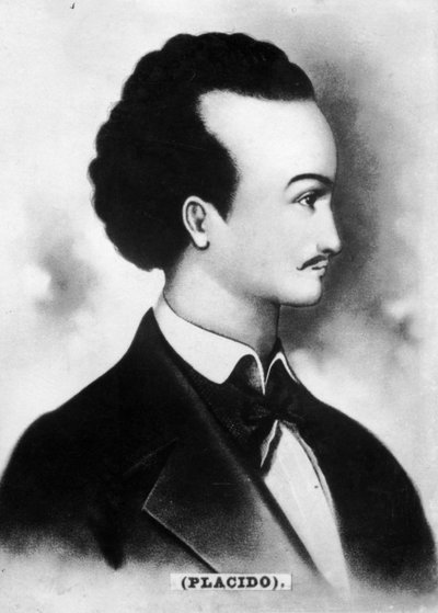 Gabriel de la Concepción Valdés [Placido], 1809-1844, Kübalı şair by Unbekannt