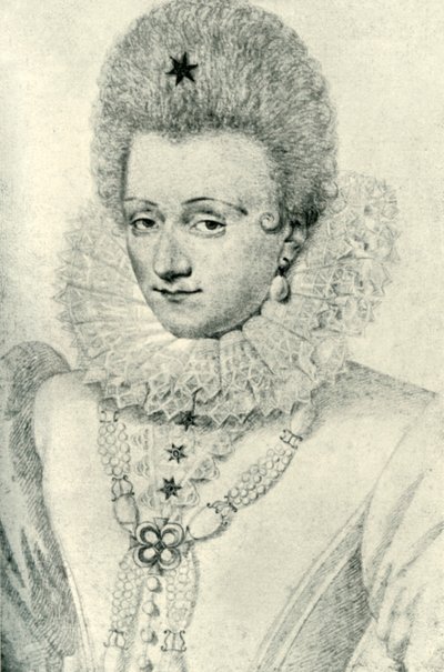Gabrielle dEstrees, 1599, 1907. by Unbekannt