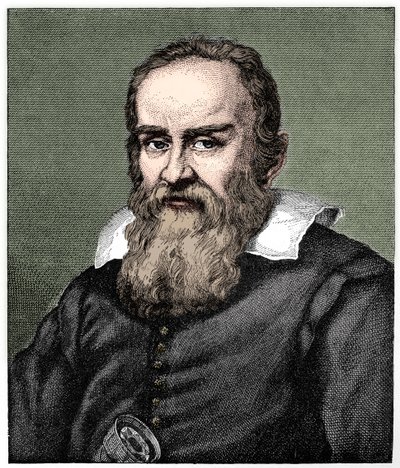 Galileo Galilei 1564-1642, 1882 by Unbekannt