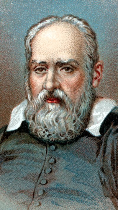 Galileo Galilei, İtalyan astronom ve matematikçi, c1630s by Unbekannt