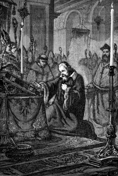 Galileo Galilei, İtalyan astronom ve matematikçi, 1633 1880 by Unbekannt