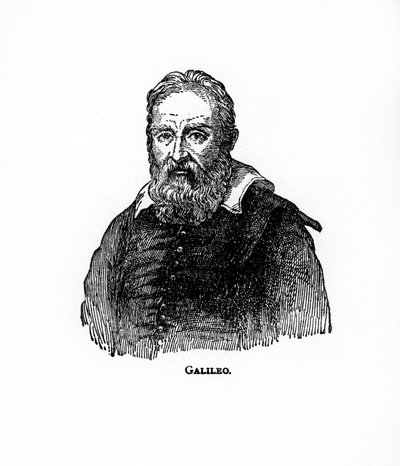 Galileo Galilei, İtalyan fizikçi, astronom ve filozof, 20. yüzyıl by Unbekannt