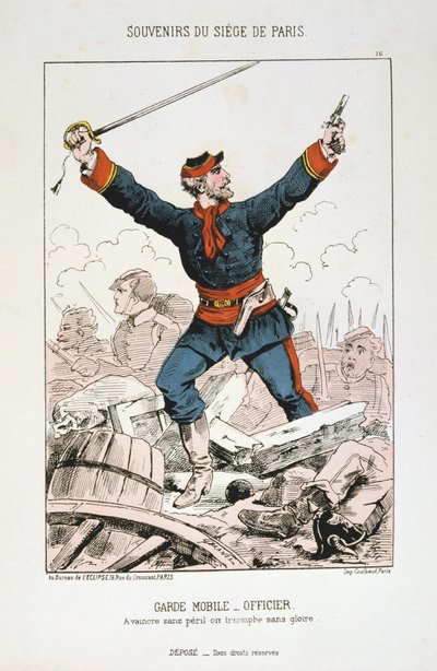 Garde Mobile - Memur, Paris Kuşatması, 1870-1871 by Unbekannt