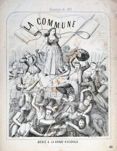 Ulusal Muhafızlar, Paris Komünü, 1871. by Unbekannt