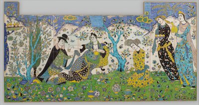Bahçe Buluşması, İran, 1640-50. by Unbekannt