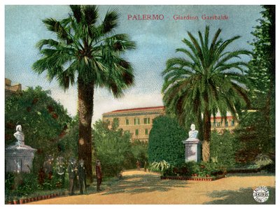 Garibaldi Bahçesi, Palermo, Sicilya, İtalya, 20. yüzyılın başları by Unbekannt