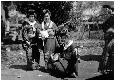 Geyşa kızları, Japonya, 20. yüzyılın başları by Unbekannt