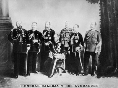 General Calleja ve ekibi, c1910 by Unbekannt