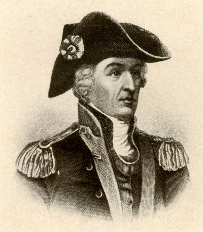 General Francis Marion, ceketli, yüksek yakalı ve yelekli, c1770, 1937. by Unbekannt