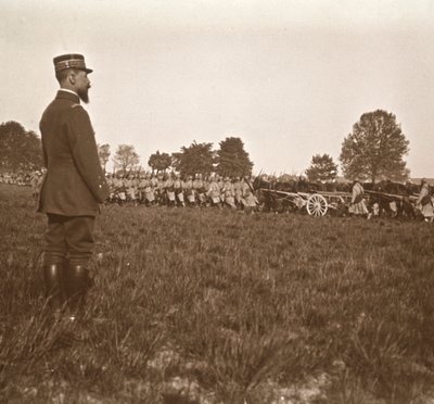 General Henri Gouraud, Şampanya, kuzey Fransa, c1914-c1918. by Unbekannt