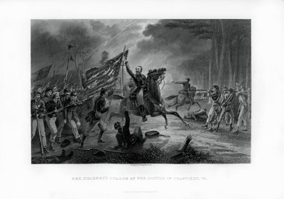 General Kearnys Charge, Chantilly Savaşı, Virginia, 1 Eylül 1862, 1862-1867 by Unbekannt