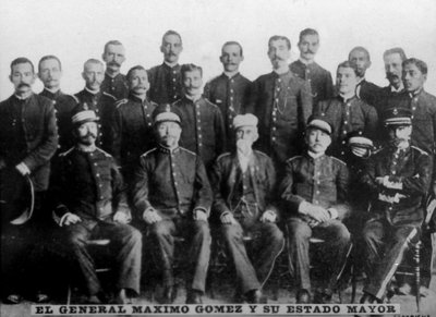 General Maximo Gomez ve Kıdemli subayları, 1897, 1920