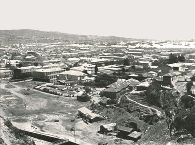 Şehrin genel görünümü, Valparaiso, Şili, 1895. by Unbekannt
