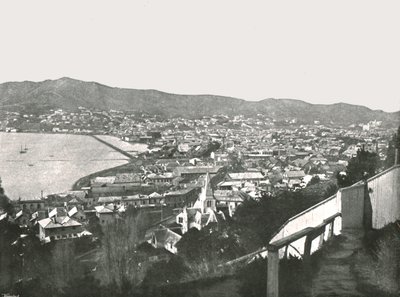 Şehrin genel görünümü, Wellington, Yeni Zelanda, 1895. by Unbekannt