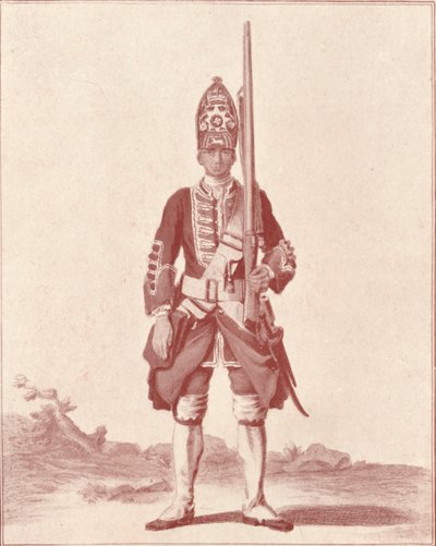 Beyefendi, 7. Kraliyet Piyadeleri 1742, 1742 1909 by Unbekannt