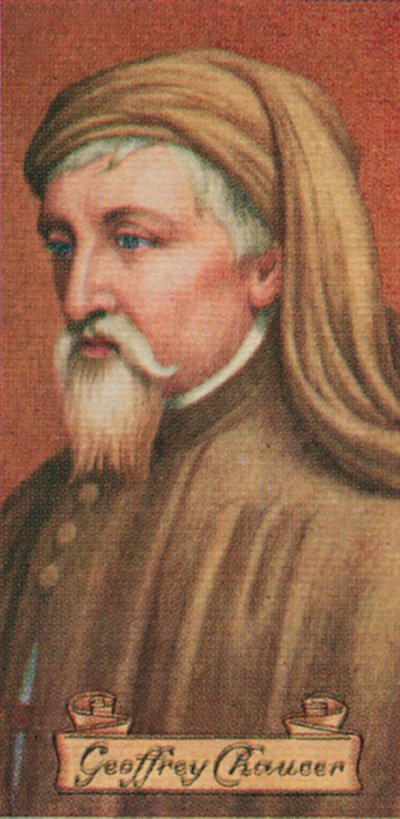 Geoffrey Chaucer, bir dizi sigara kartından alındı, 1935 by Unbekannt