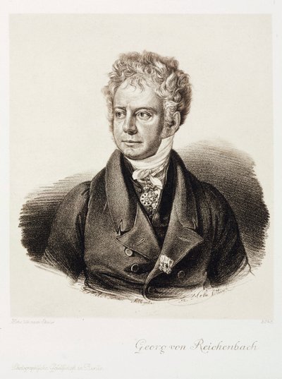 Georg von Reichenbach, Alman mühendis ve enstrüman yapımcısı, c1820 by Unbekannt