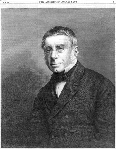 George Biddell Airy, İngiliz astronom ve jeofizikçi, 1868 by Unbekannt