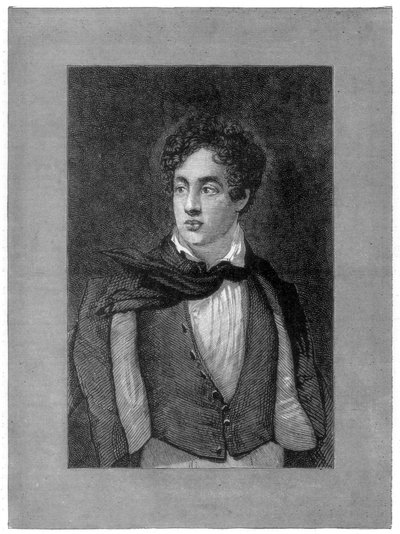 George Byron, 6. Baron Byron, İngiliz şair, 1888 by Unbekannt